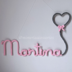 Porta Maternidade Tricotin Martina + Coração