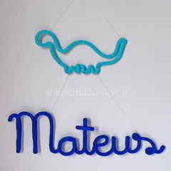 Porta Maternidade Tricotin Mateus + Dinossauro