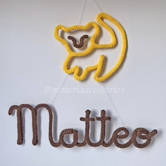 Porta Maternidade Tricotin Matteo + Rei Leão