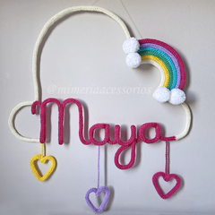 Porta Maternidade Tricotin Maya + Chuva de Amor + Arco Íris