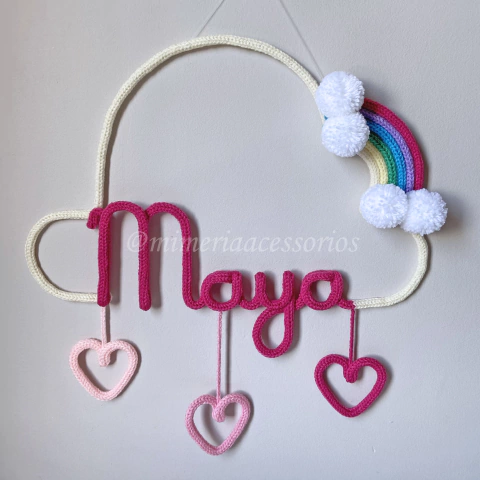 Porta Maternidade Tricotin Maya + Chuva de Amor + Arco Íris - comprar online