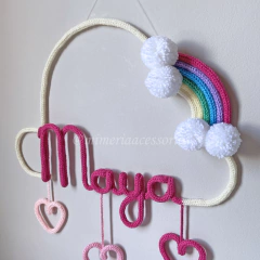 Porta Maternidade Tricotin Maya + Chuva de Amor + Arco Íris na internet