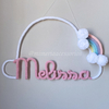Porta Maternidade Tricotin Melissa + Arco Íris