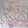 Kit Mesversário Completo Celina e Mallu + Coraçõeszinhos