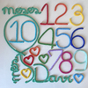Kit Mesversário Completo Davi + Coraçõeszinhos