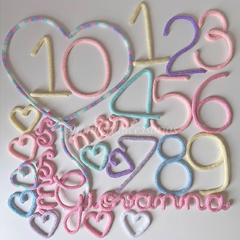 Kit Mesversário Completo Giovanna + Coraçõeszinhos