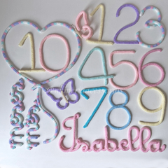 Kit Mesversário Completo Isabella + Borboletas