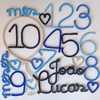 Kit Mesversário Completo João Lucas + Coraçõeszinhos