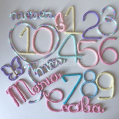 Kit Mesversário Completo Maria Cecília + Borboletas - comprar online