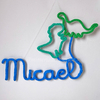 Porta Maternidade Tricotin Micael + Dupla de Dinossauros