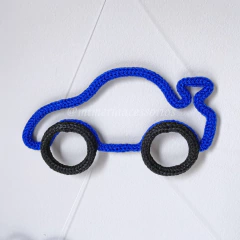 Porta Maternidade Tricotin Miguel + Carro - Mimeria Acessórios