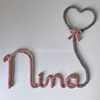 Porta Maternidade Tricotin Nina + Coração
