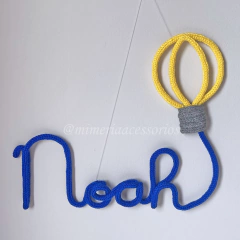 Porta Maternidade Tricotin Noah + Balão - comprar online
