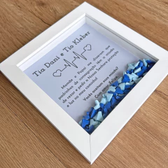 Quadro de Origami Convite Padrinhos na internet