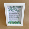 Quadro de Origami Cerejeira Verde