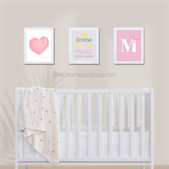 Kit de Quadros Decorativos Princesa
