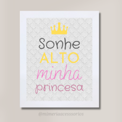Kit de Quadros Decorativos Princesa na internet
