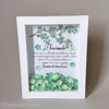 Quadro de Origami Cerejeira Amizade Verde