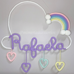 Porta Maternidade Tricotin Rafaela + Chuva de Amor + Arco Íris