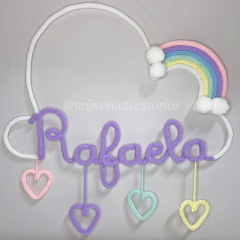 Porta Maternidade Tricotin Rafaela + Chuva de Amor + Arco Íris - comprar online