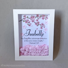 Quadro de Origami Cerejeira Salmo Isabelly