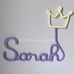 Porta Maternidade Tricotin Sarah + Coroa de Princesa
