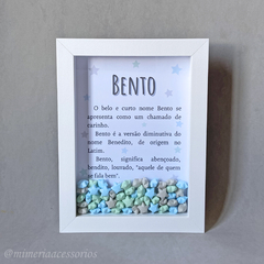 Quadro de Origami Significado Bento