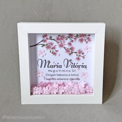Quadro de Origami Significado Maria Vitória