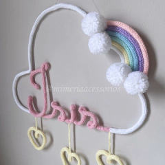 Porta Maternidade Tricotin Isis + Chuva de Amor + Arco Íris na internet
