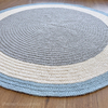Tapete Infantil Redondo de Crochê 100cm - comprar online