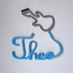 Porta Maternidade Tricotin Theo + Guitarra