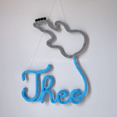 Porta Maternidade Tricotin Theo + Guitarra