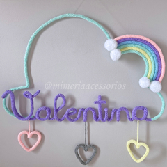 Porta Maternidade Tricotin Valentina + Chuva de Amor + Arco Íris