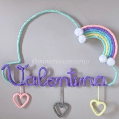 Porta Maternidade Tricotin Valentina + Chuva de Amor + Arco Íris - comprar online