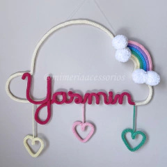 Porta Maternidade Tricotin Yasmin + Chuva de Amor + Arco Íris - comprar online