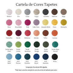 Tapete Infantil Redondo de Crochê 100cm - loja online