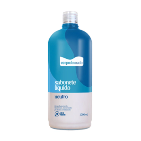 Sabonete Líquido Corpo Dourado Neutro 1000ml Limpa Suavemente