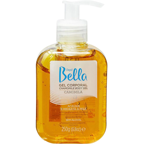 Gel Corporal Depil Bella Camomila 250g Hidratação Pós Depilação
