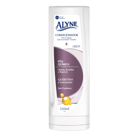 Condicionador Alyne Pós Química 350ml Queratina e Aminoácidos