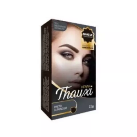 Henna Thauxi 2,5g Preto Luminoso