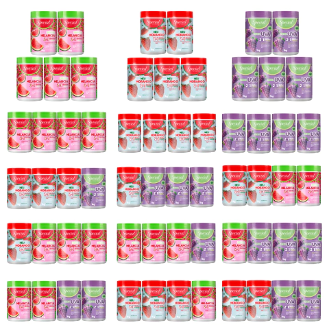 Kit Máscaras e Creme de Pentear Frutas Fattore 1kg LANÇAMENTO