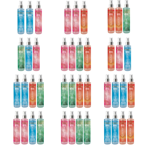 Kit Body Splash Fattore 260ml Perfume Todas as Fragrâncias LANÇAMENTO