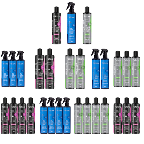 Defrizante Fattore 300mL Linha Completa