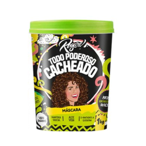 Máscara Capilar Corpo Dourado Todo Poderoso Cacheado 1000g Aloe Vera