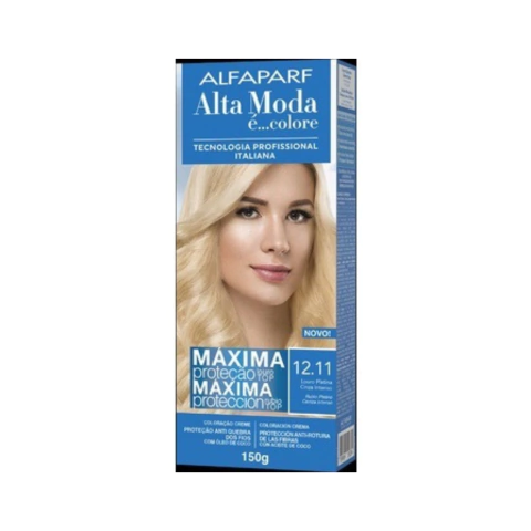 Tintura Alta Moda Colore Especial 150g Cor 12.11 Louro Platina Cinza Intenso