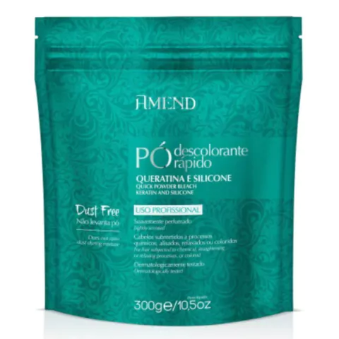 Pó Descolorante Amend 300g Queratina e Silicone