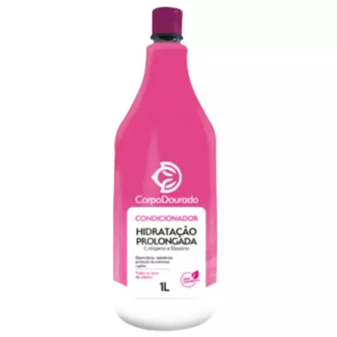 Condicionador Corpo Dourado Hidratação Prolongada 1000ml Colágeno e Elastina