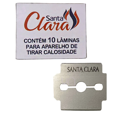 Lâminas para Aparelho Tira Calo Santa Clara C/10 Lâminas Ref 2565
