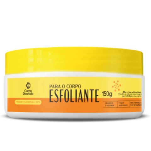 Esfoliante Corporal Corpo Dourado Toque Aveludado 150g Óleo de Amêndoas