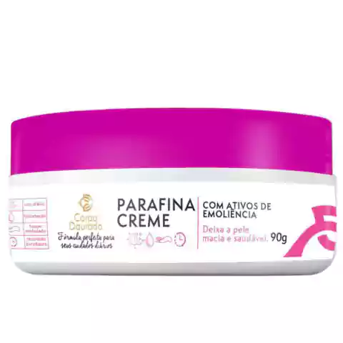 Parafina Creme Corpo Dourado Clinic Mais 90g Ativos de Emoliência